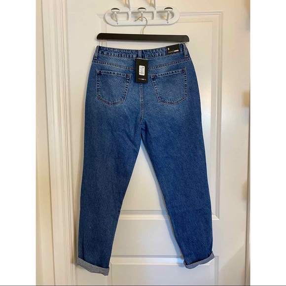 Fashion Nova Kia Boyfriend Jeans - Medium Blue - Picture 3 of 6